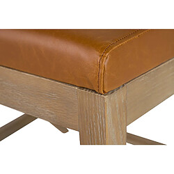 Alexandra House Living Chaise en frêne brun 59 x 57 x 78 cm