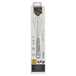 Avis Paris Prix Fouet à Sonde Inox Cuisine 30cm Argent