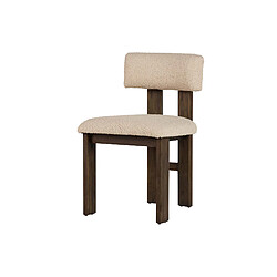 Alexandra House Living Chaise en bois de frêne beige 48 x 53 x 78 cm