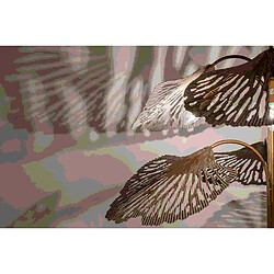 Alexandra House Living Lampadaire en métal doré 88 x 88 x 166 cm pas cher