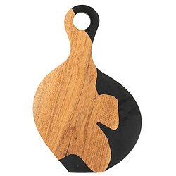 Paris Prix Planche à Découper en Bois Douglas 53cm Naturel & Noir