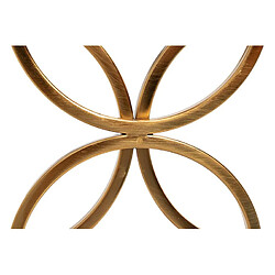 Alexandra House Living Bougeoir en métal doré 30 x 12 x 43 cm