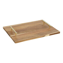 Secret De Gourmet Plateau de Service en Bois Mina 40cm Marron
