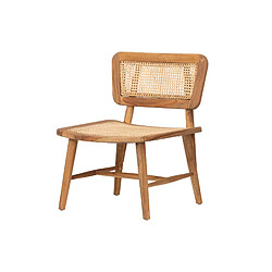 Alexandra House Living Chaise en teck naturel 60 x 64 x 80 cm