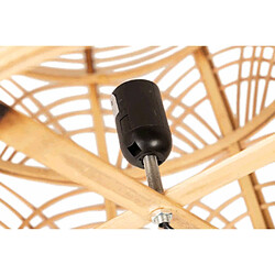 Alexandra House Living Lampe de table en bambou naturel 37 x 37 x 52 cm