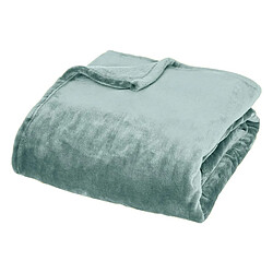 Atmosphera Plaid en Flanelle Cuddly 130x180cm Bleu Givré