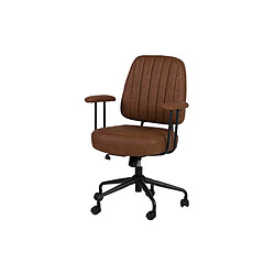 Alexandra House Living Chaise de bureau marron réglable 65 x 68 x 97/103 cm