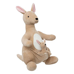 Atmosphera Peluche Enfant Kangourou XL Blake 63cm Beige