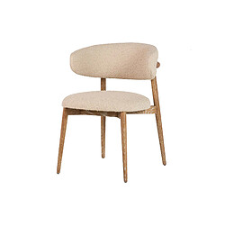 Alexandra House Living Chaise en bois de frêne beige 59 x 56 x 80 cm