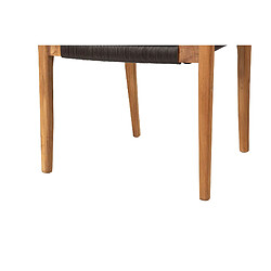 Alexandra House Living Chaise en teck naturel 60 x 60 x 85 cm