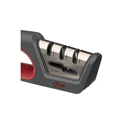 Five Simply Smart Aiguiseur de Couteau 4 Fonctions 20cm Gris