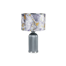 Alexandra House Living Lampe de table en cristal et marbre 48 x 48 x 63 cm