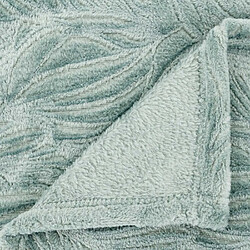 Atmosphera Plaid Déco Flanelle Ryo 180x230cm Bleu Givre