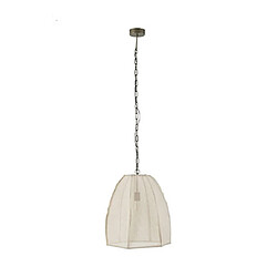 Mes Supension 1 lampe 49x42x161 cm en lin écru et métal