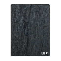 Paris Prix Planche à Découper en Verre Ardoise 40cm Noir