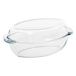 Five Simply Smart Plat à Four en Verre Ovale 34cm Transparent