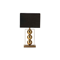 Alexandra House Living Lampe de table en métal doré 30 x 30 x 54 cm