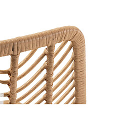 Alexandra House Living Fauteuil en rotin synthétique noir naturel 46 x 60 x 83 cm