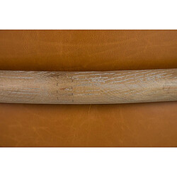 Alexandra House Living Chaise en bois de frêne brun 59 x 56 x 80 cm