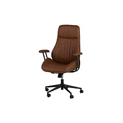 Alexandra House Living Chaise de bureau marron réglable 71 x 65 x 112/120 cm