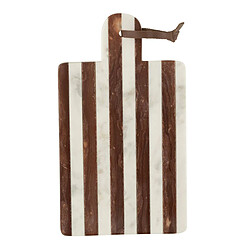 Paris Prix Planche à Découper Marbre Streepy 41cm Marron
