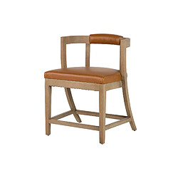 Alexandra House Living Chaise en frêne brun 59 x 57 x 78 cm