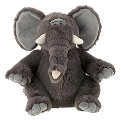 Paris Prix Peluche Éléphant Trompe 30cm Gris