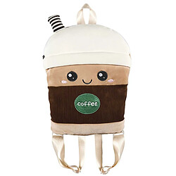 Paris Prix Peluche Sac à Dos Bubble Tea Kawaii 32cm Marron