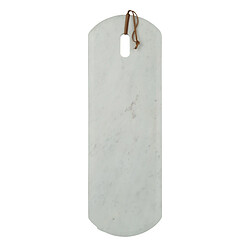 Paris Prix Planche à Découper en Marbre Puglia 60cm Blanc