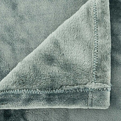 Atmosphera Plaid en Flanelle Cuddly 180x230cm Bleu Givré