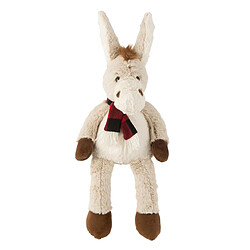 Paris Prix Peluche Âne Écharpe 33cm Beige