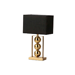 Alexandra House Living Lampe de table en métal doré 30 x 30 x 54 cm