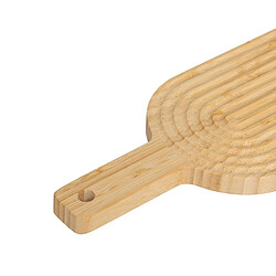 Five Simply Smart Planche à Découper Ovale en Bambou Rainuré 60cm Naturel
