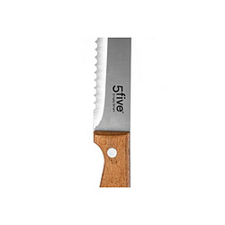 Avis Five Simply Smart Set Planche à Pain & Couteau Bambou 44cm Naturel