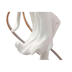 Alexandra House Living Lampe Femme Résine/Métal Blanc 90 x 90 x 193 cm