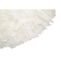 Paris Prix Lampe Suspension Déco Imitation Plume 60cm Blanc