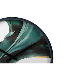 Alexandra House Living Horloge murale en métal et verre 50 x 6 x 50 cm