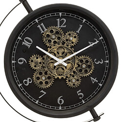 Atmosphera Horloge à Poser Vintage Luxe 40cm Noir