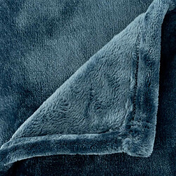 Atmosphera Plaid en Flanelle Cuddly 130x180cm Bleu Égéen