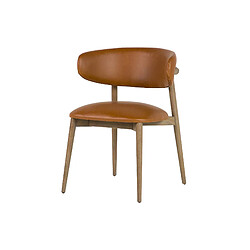 Alexandra House Living Chaise en bois de frêne brun 59 x 56 x 80 cm