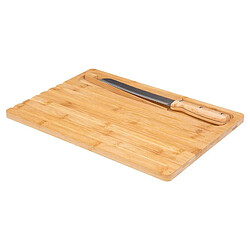 Five Simply Smart Planche à Découper Pain Bambou 40cm Naturel