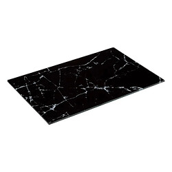 Five Simply Smart Planche à Découper en Verre Marbre 30cm Noir