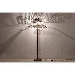 Alexandra House Living Lampadaire en métal doré 88 x 88 x 166 cm