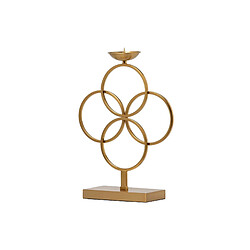 Alexandra House Living Bougeoir en métal doré 30 x 12 x 43 cm