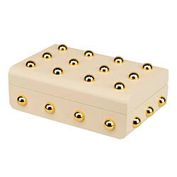 Alexandra House Living Boîte en MDF zingué avec montants 24 x 16 x 7,5 cm