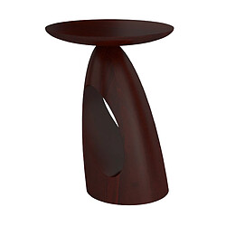 Kayani Table d'appoint / Table de nuit en bois Island, hauteur 40 cm / Palissandre