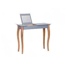 Ragaba Coiffeuse Lillo avec miroir - Gris foncé