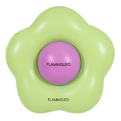 Flamingueo Bouée Piscine Geante Fleur PVC Vert