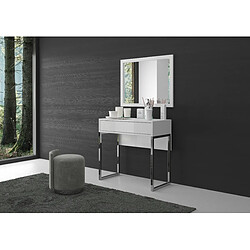 Dancan Coiffeuse Eva de chambre - Blanc pas cher