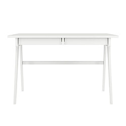 Visby Bureau professionnel avec tiroirs - Blanc